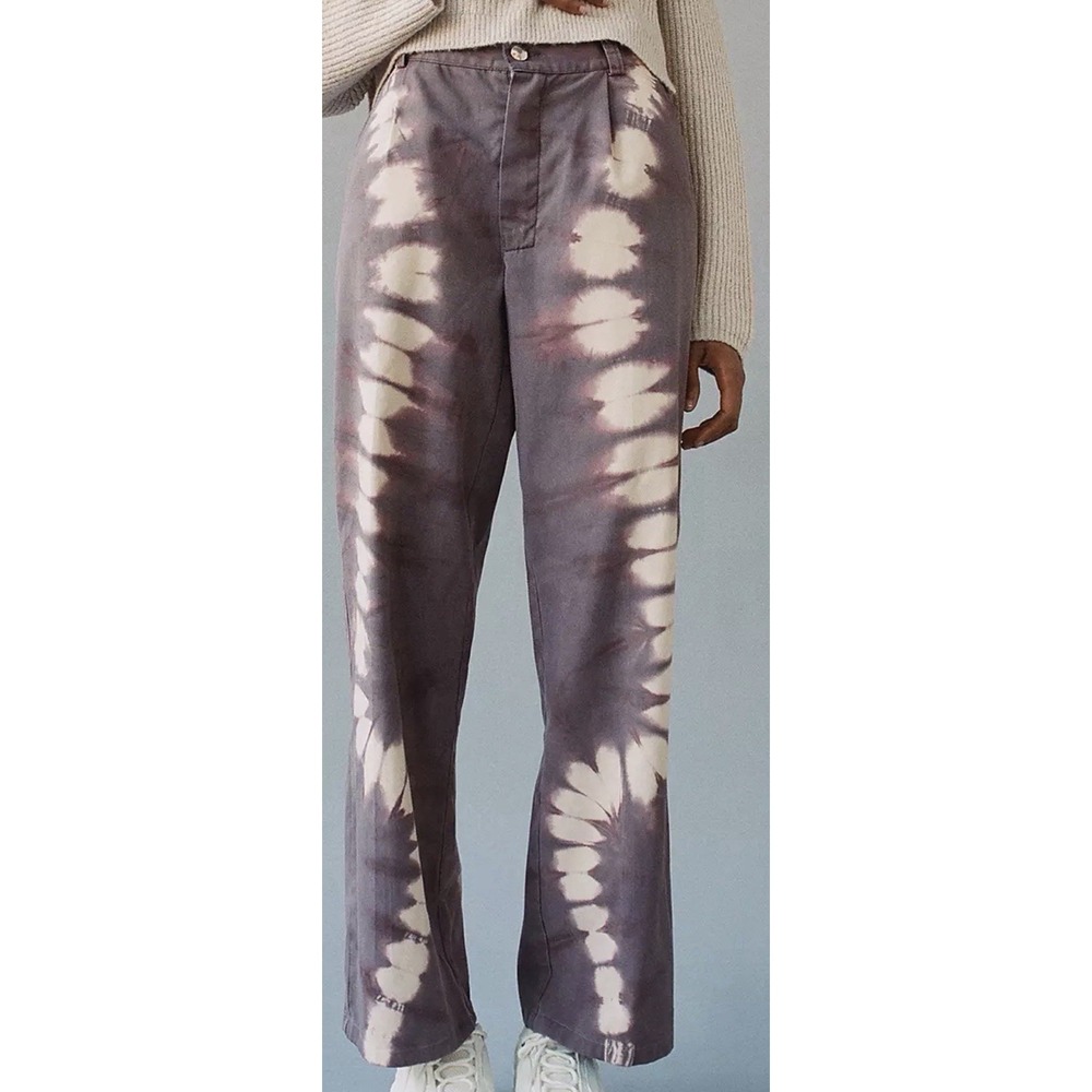 Urban Renewal Remade Chocolate Vanilla Swirl Pants Women's Small Tie Dye UO